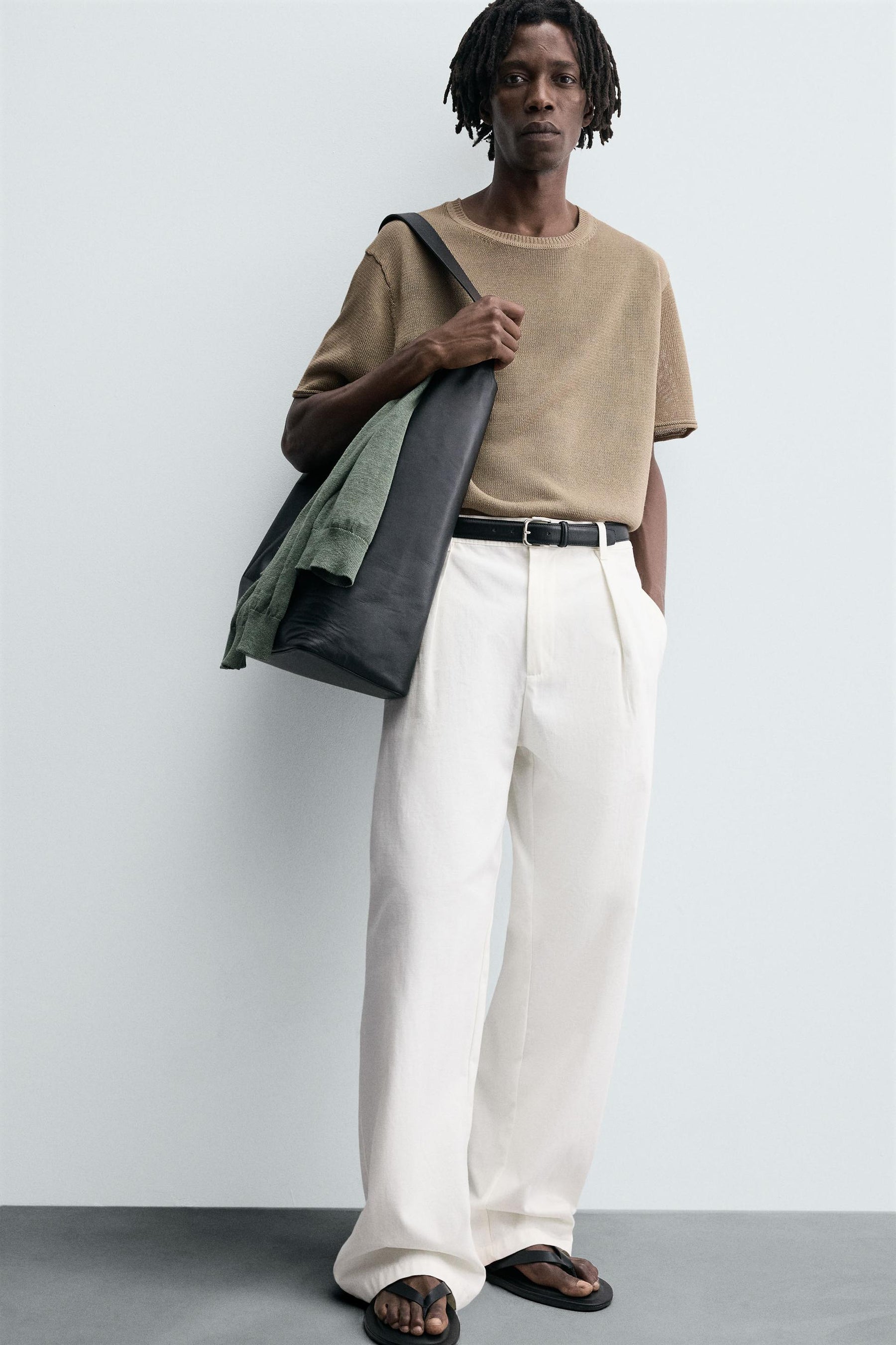 STRUCTURED KNIT T-SHIRT - Image 5