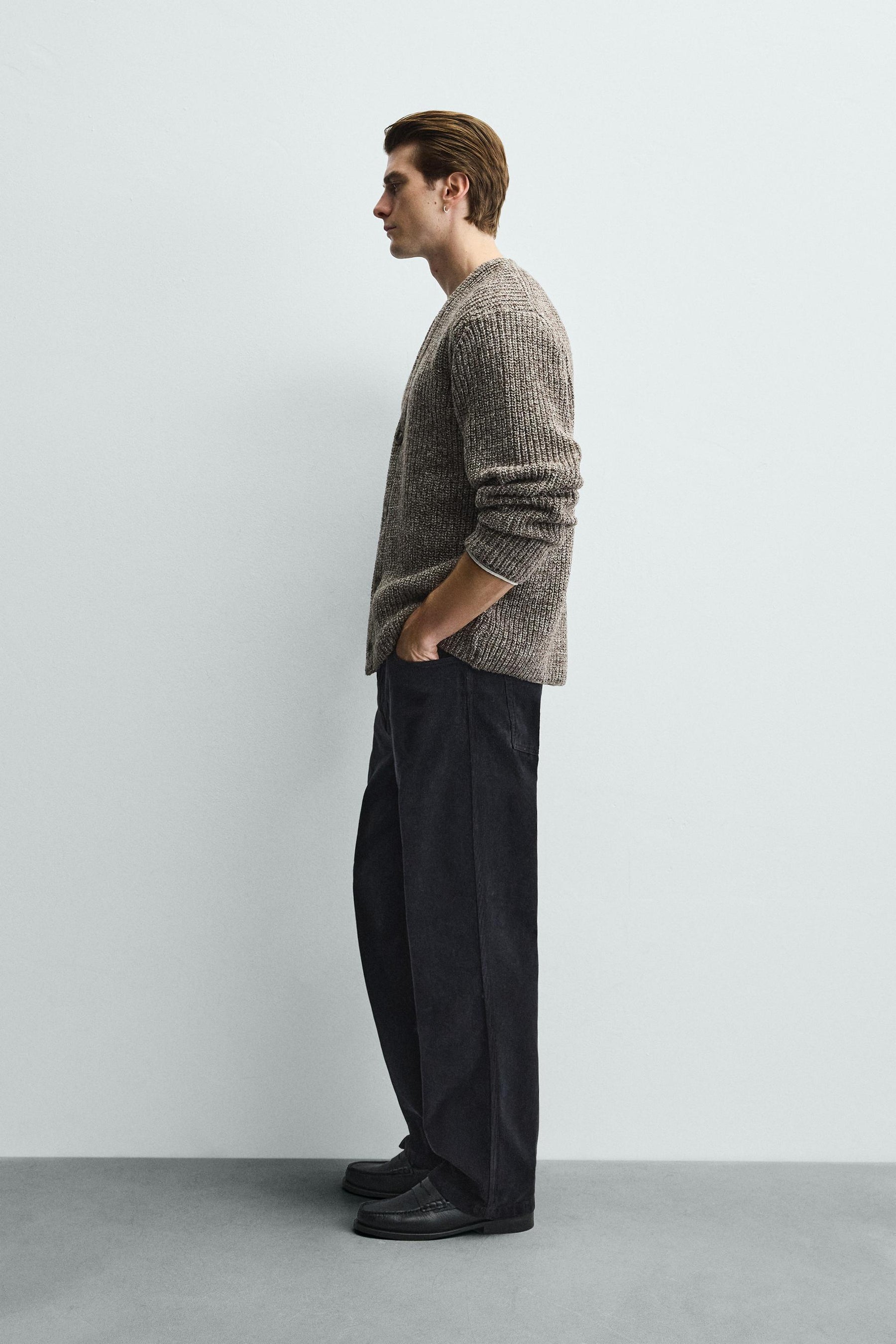 Ribbed Knit Cardigan