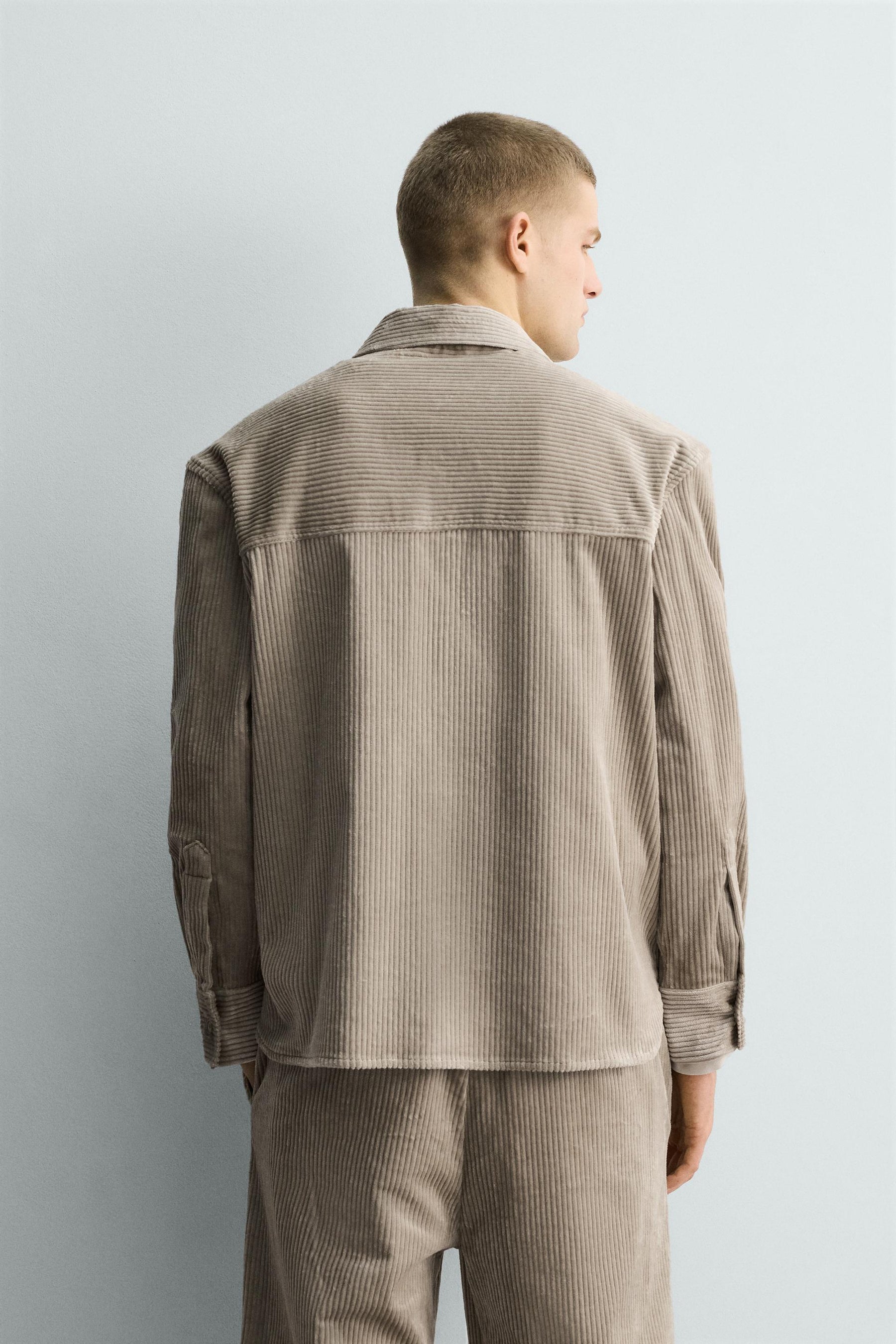 RELAXED FIT CORDUROY OVERSHIRT - Image 3