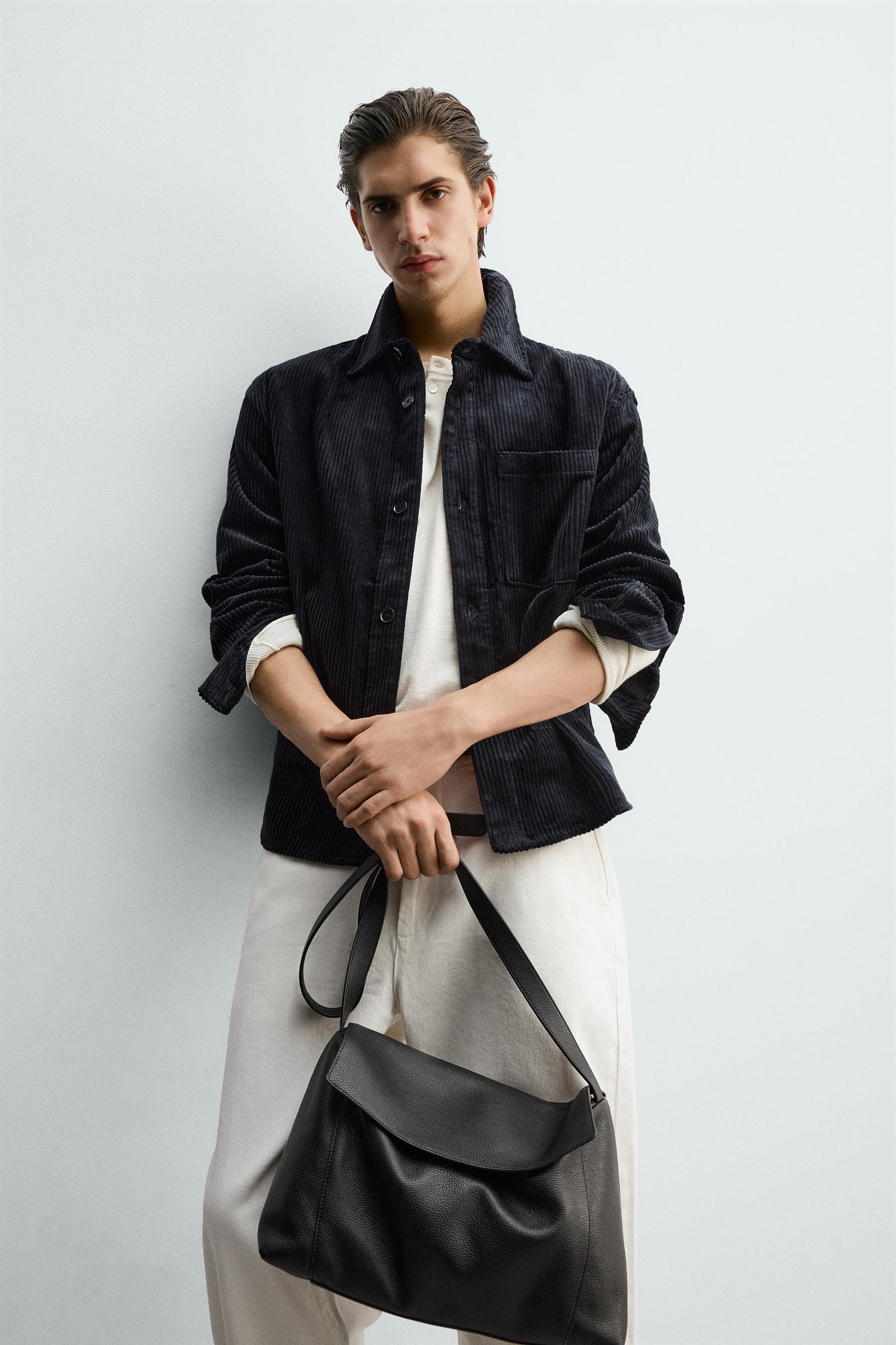 RELAXED FIT CORDUROY OVERSHIRT - Image 5