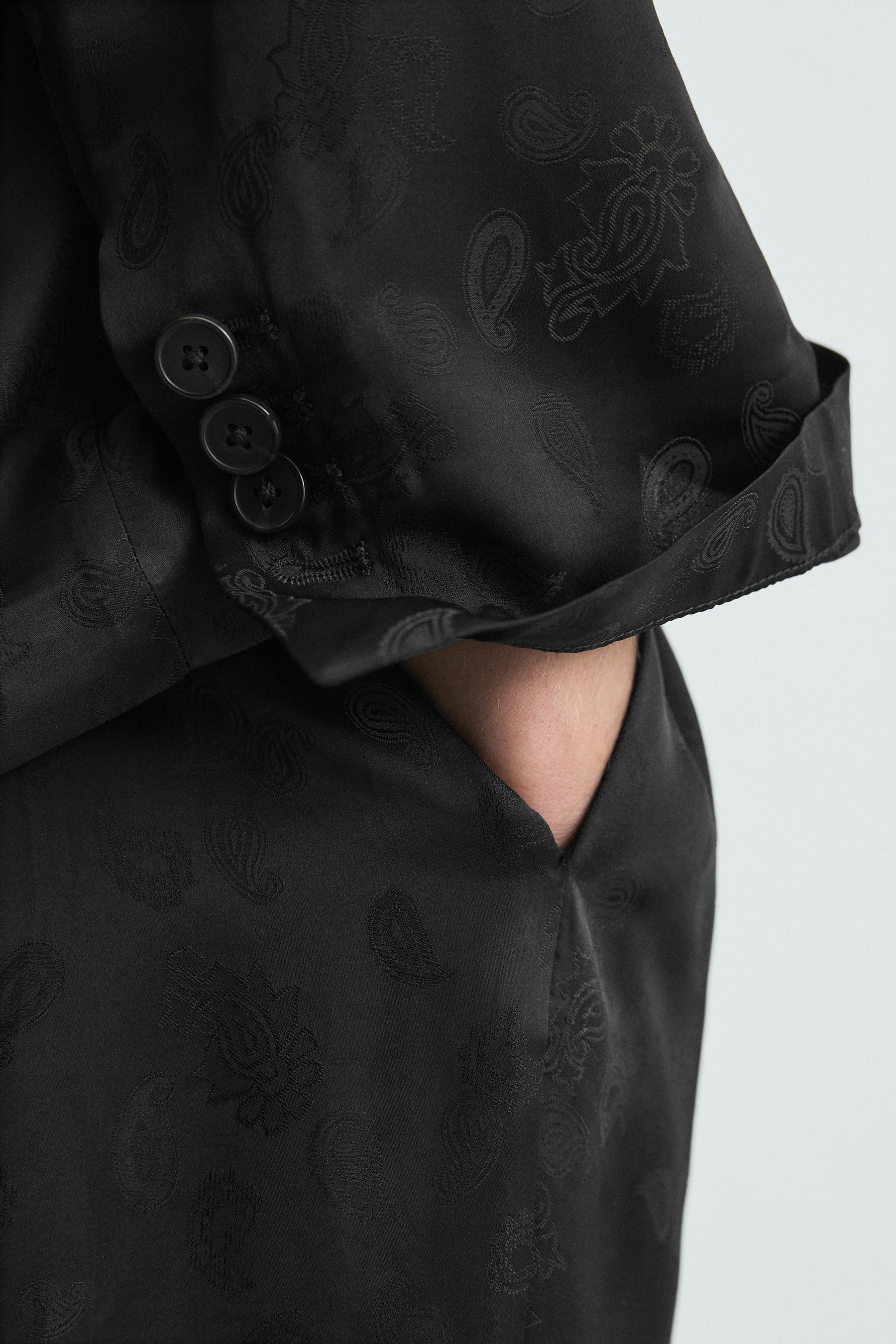 Paisley Jacquard Blazer - Image 7