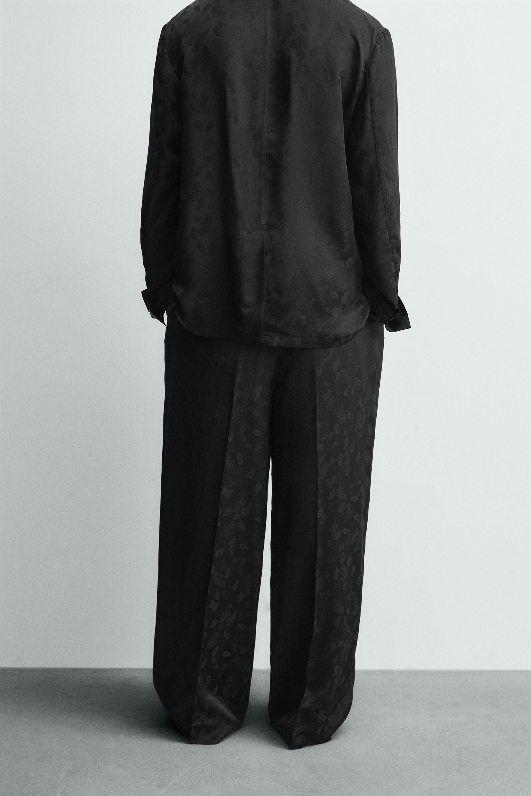 Paisley Jacquard Trousers - Image 3