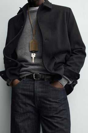 RELAXED FIT WOOL BLEND BLAZER - Image 5