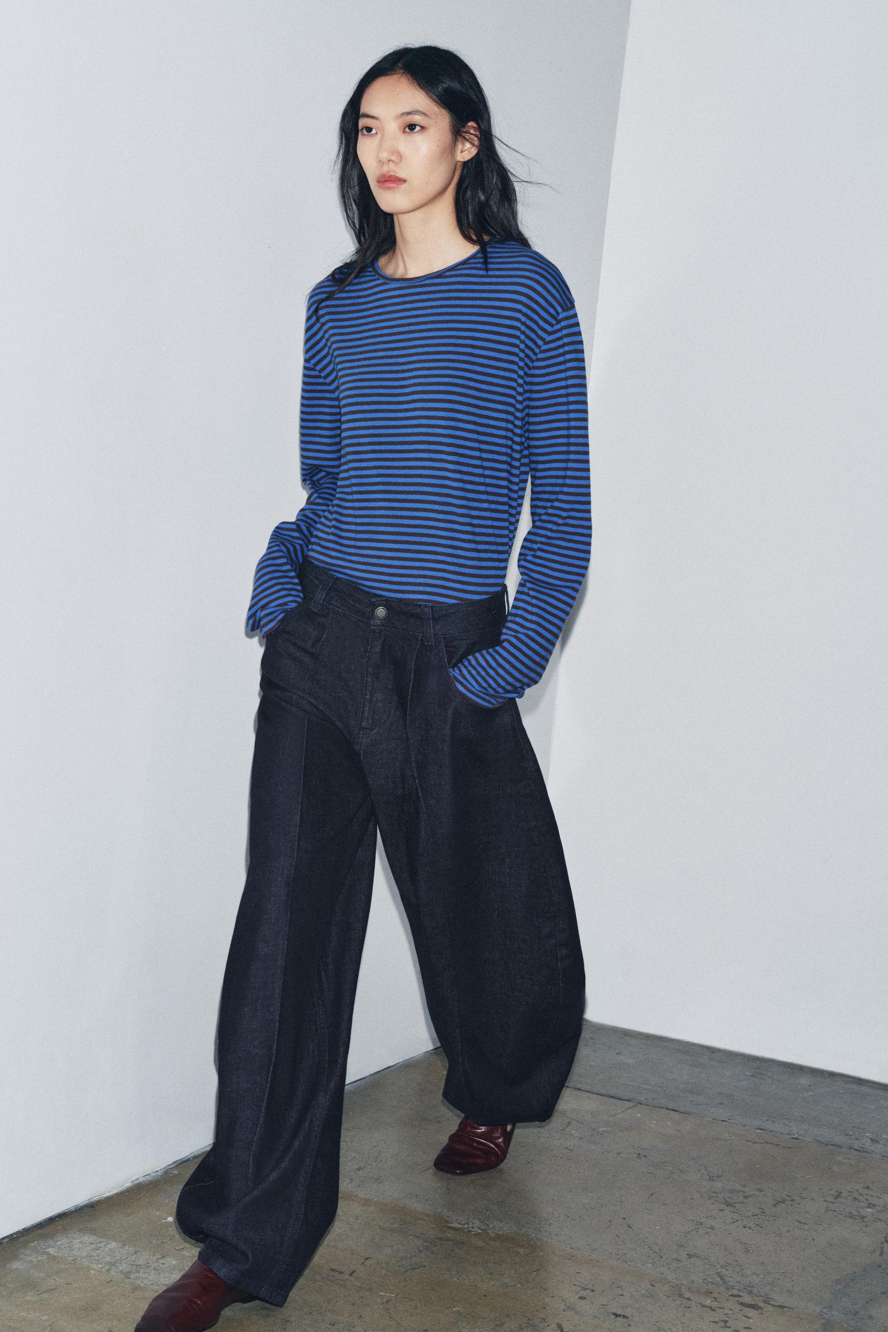 Ballonjeans mit mittelhohem Bund