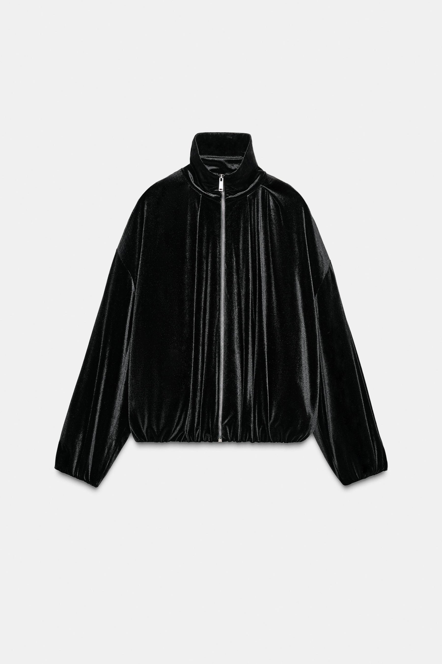 VELVET BOMBER JACKET - Image 8