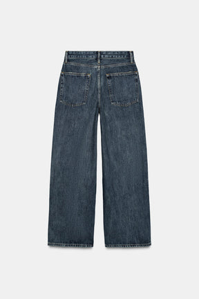 Baggy Jeans mit mittelhohem Bund