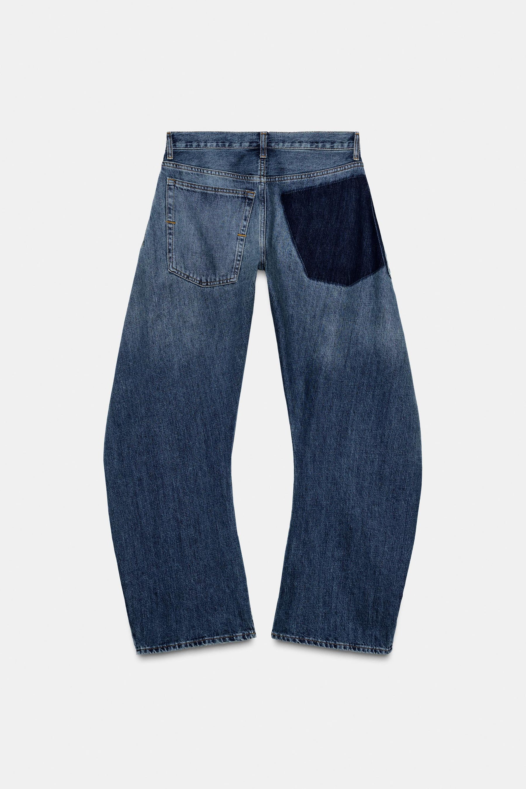 Entspannte Low-Rise-Jeans
