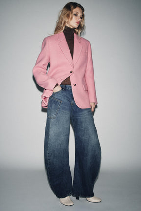 Entspannte Low-Rise-Jeans