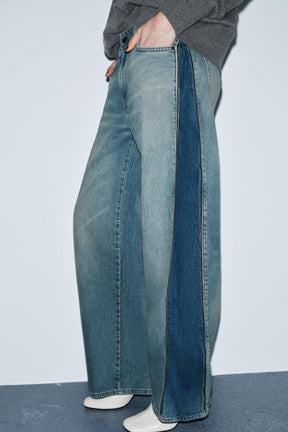 Jeans mit mittelhohem Bund und Reißverschlüssen