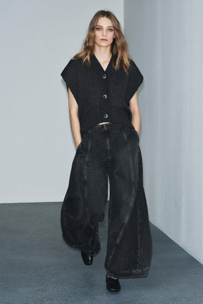 Hochtaillierte Ballonjeans