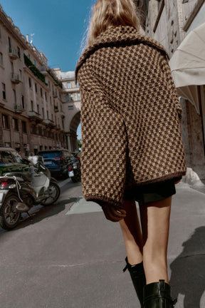 Oversize-Strickjacke