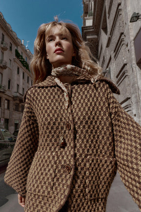 Oversize-Strickjacke