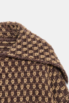 Oversize-Strickjacke