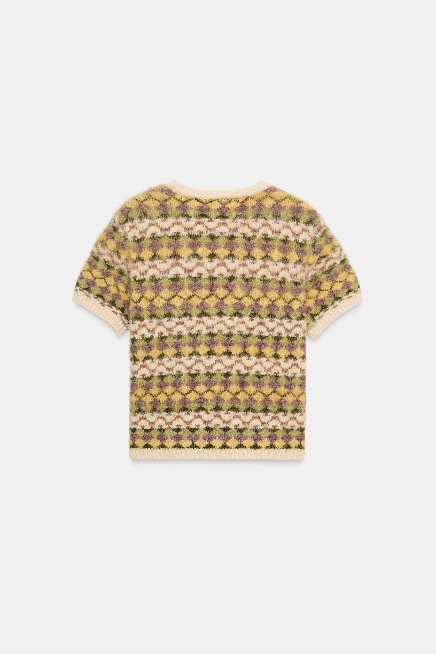 Jacquard-Strickpullover.