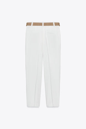 FLÜSSENDE HOSE MIT GÜRTEL