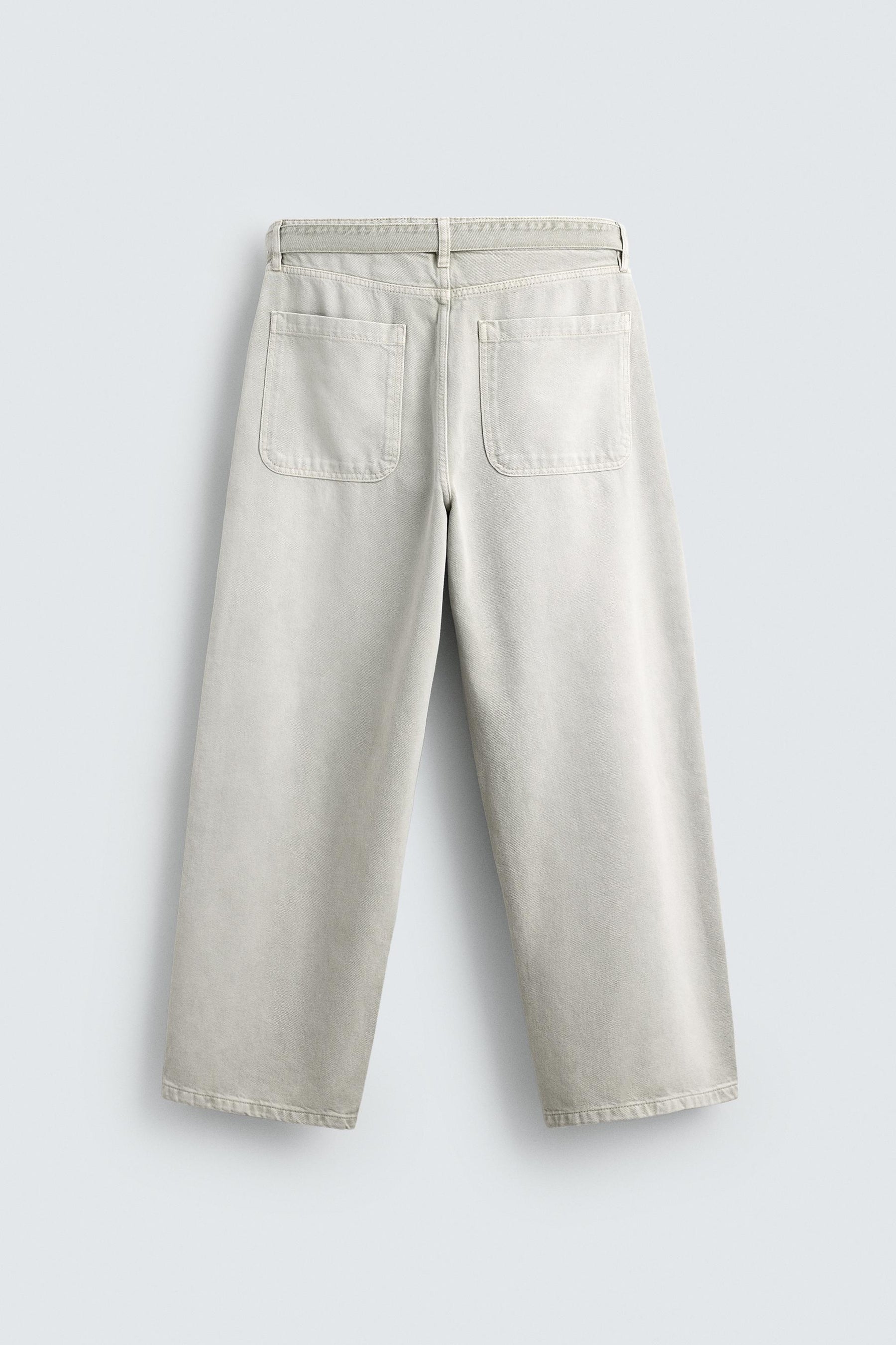 BELTED RELAXED FIT JEANS - Image 8