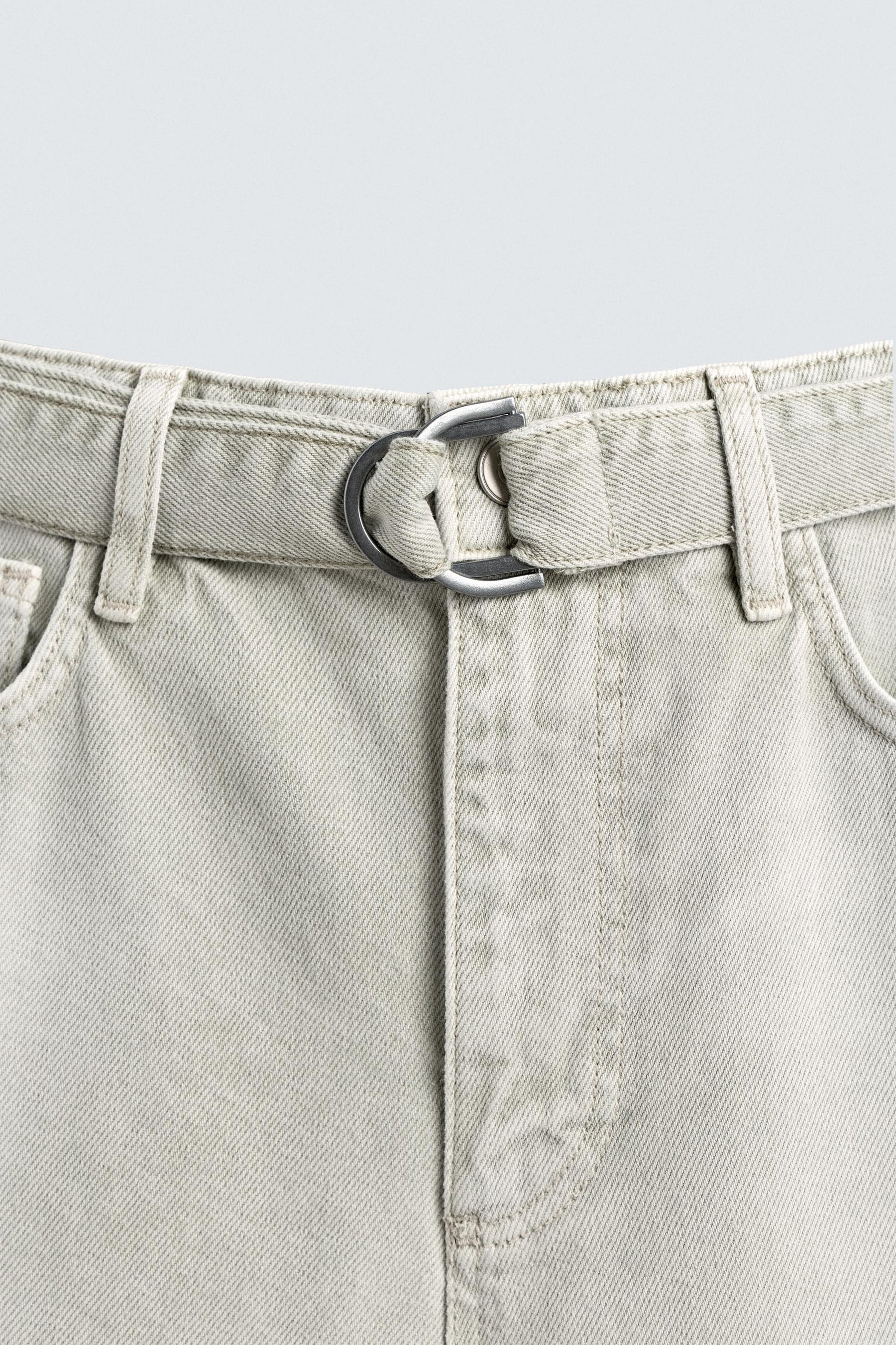 BELTED RELAXED FIT JEANS - Image 9