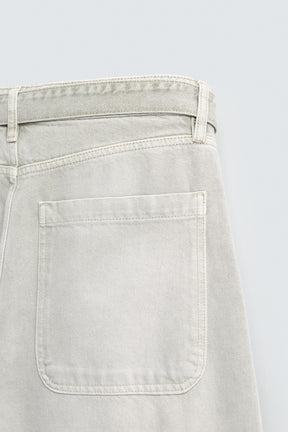 BELTED RELAXED FIT JEANS - Image 10