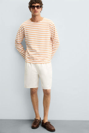 PLEATED RELAXED FIT BERMUDA SHORTS - Image 5