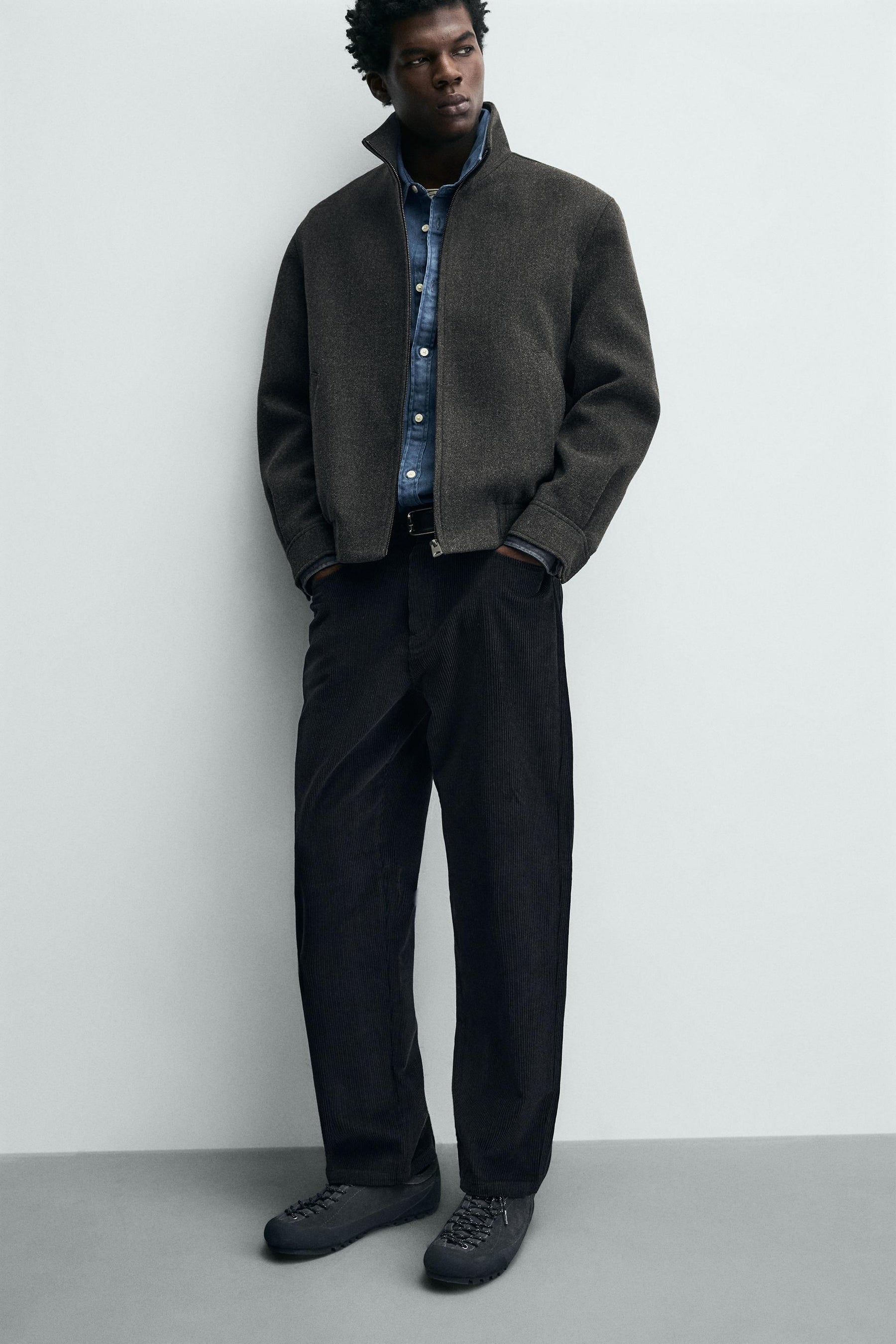 Straight Corduroy Pants