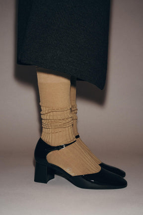 Mary Jane Schuhe in Lackoptik