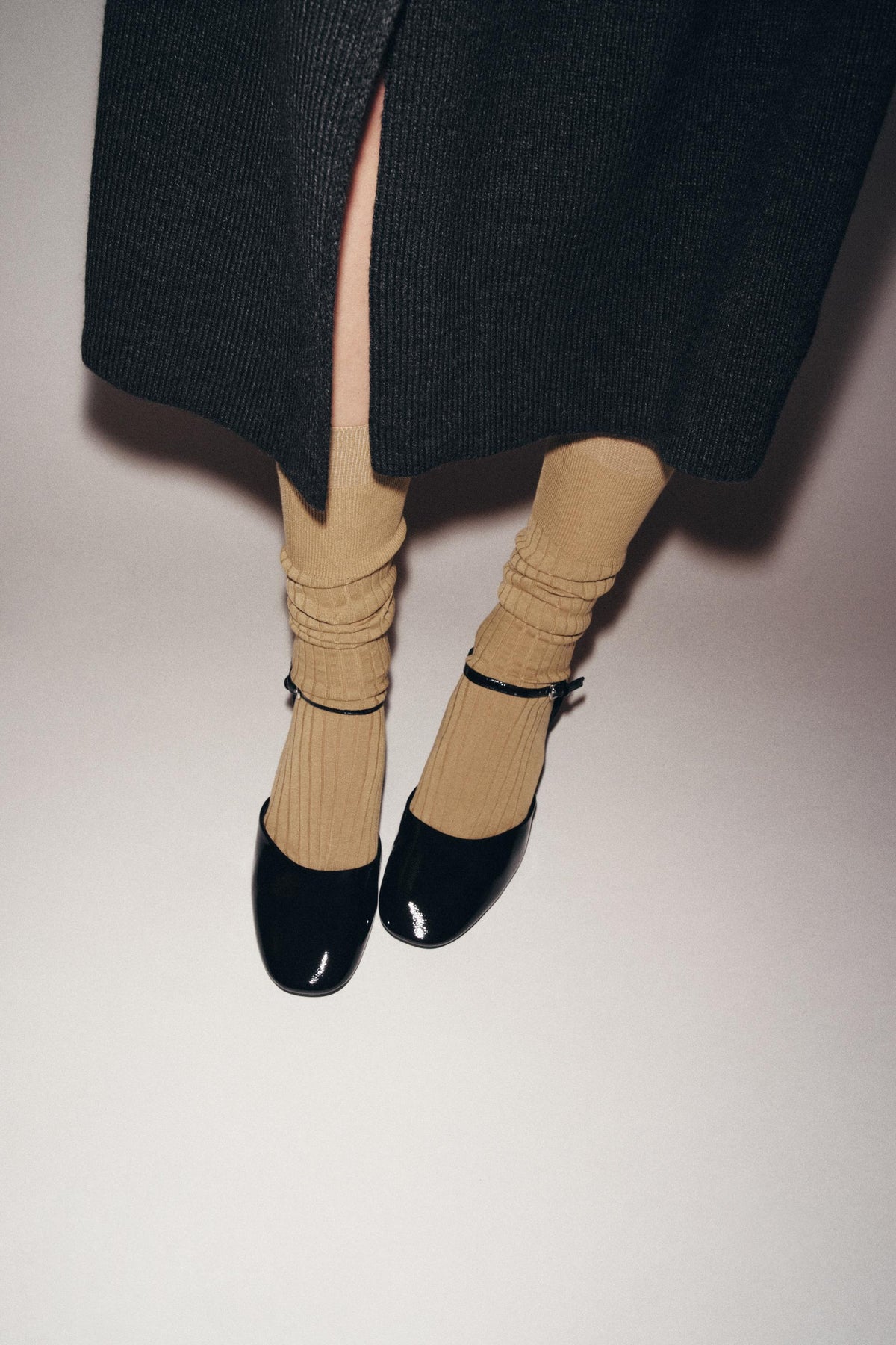 Mary Jane Schuhe in Lackoptik