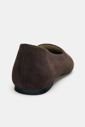 Ballerinas aus Wildleder