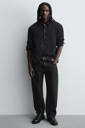 Schnürstiefel aus Leder