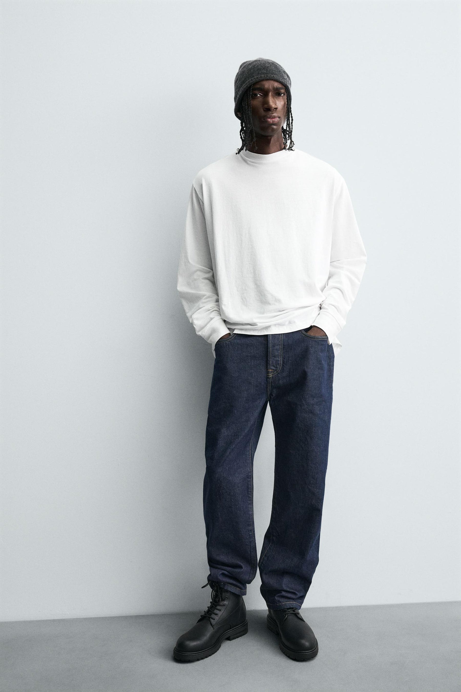 Klobige Schnürstiefel