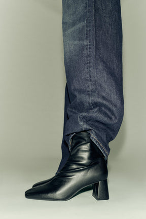 Stiefeletten mit Blockabsatz