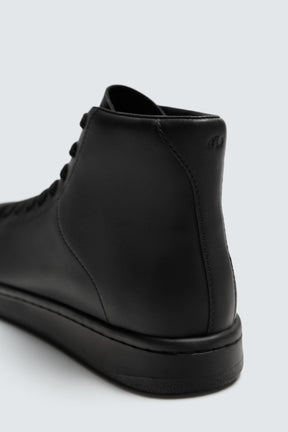 Leder-High-Top-Sneaker