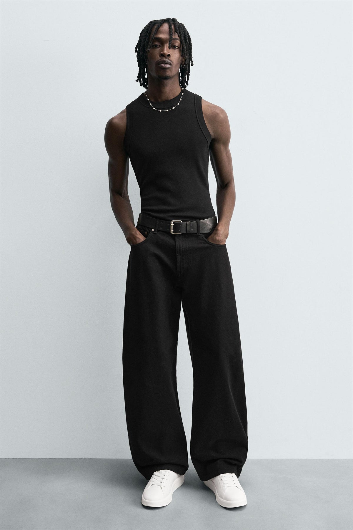 MONOCHROME CHUNKY TRAINERS - Image 2