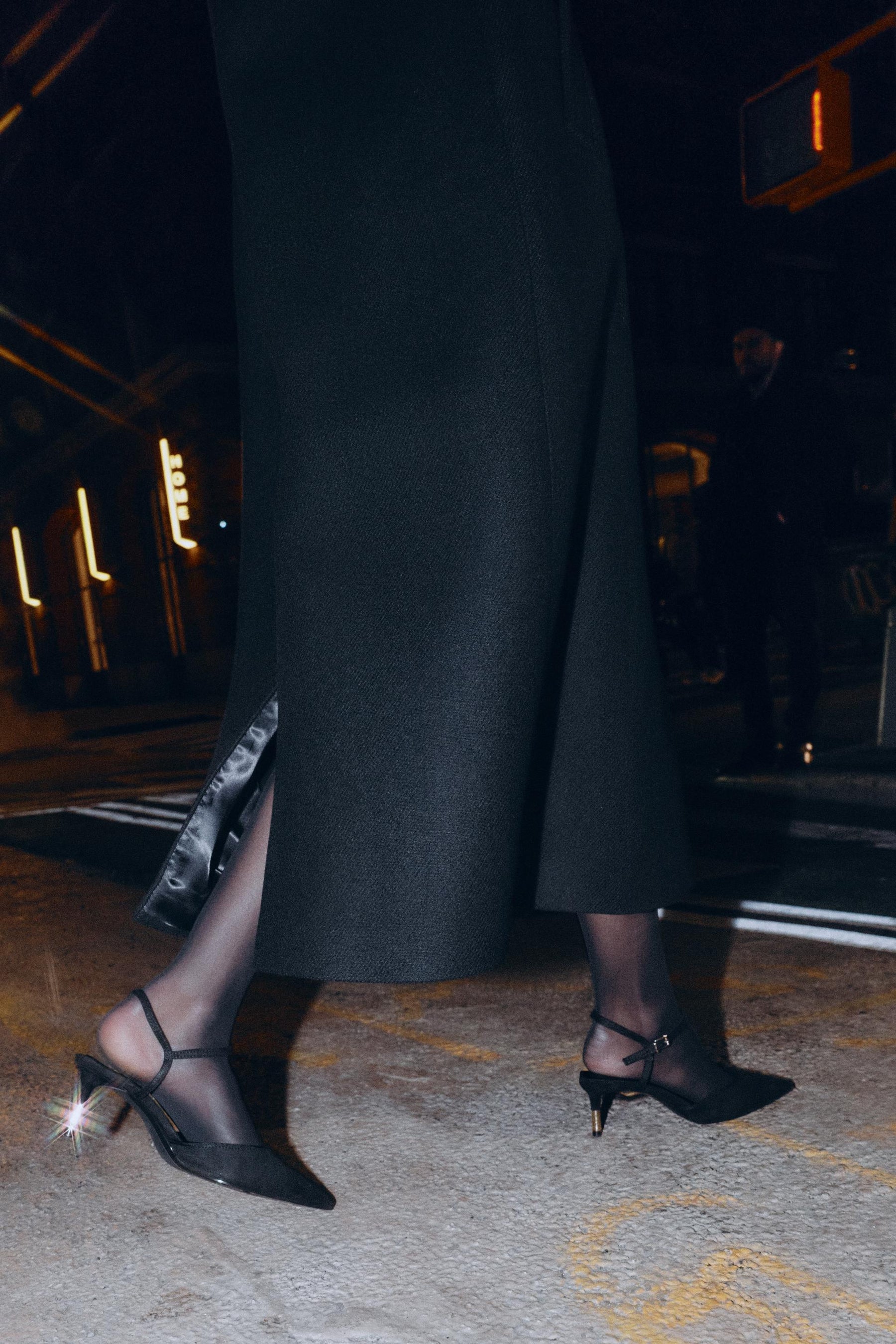 Slingback-Schuhe mit Absatz