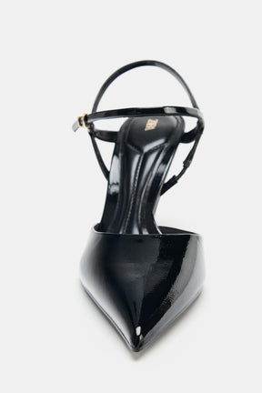 Slingback-Schuhe mit Riemen