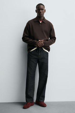 ULTRA-THIN SOLE LEATHER TRAINERS - Image 1