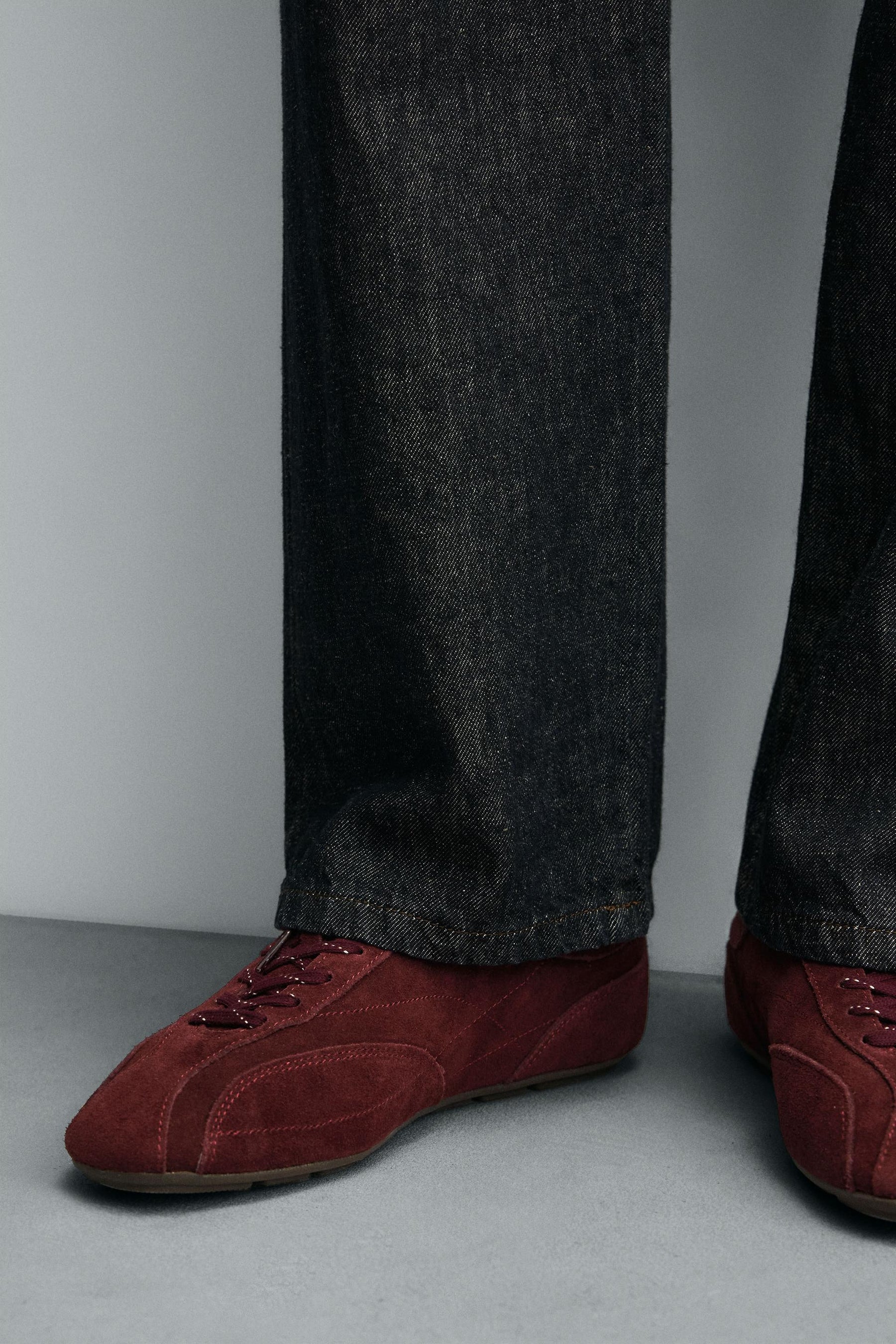 ULTRA-THIN SOLE LEATHER TRAINERS - Image 3