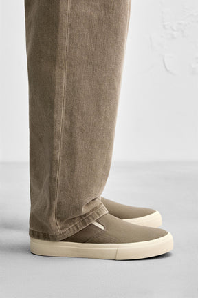 FABRIC LACELESS TRAINERS - Image 2