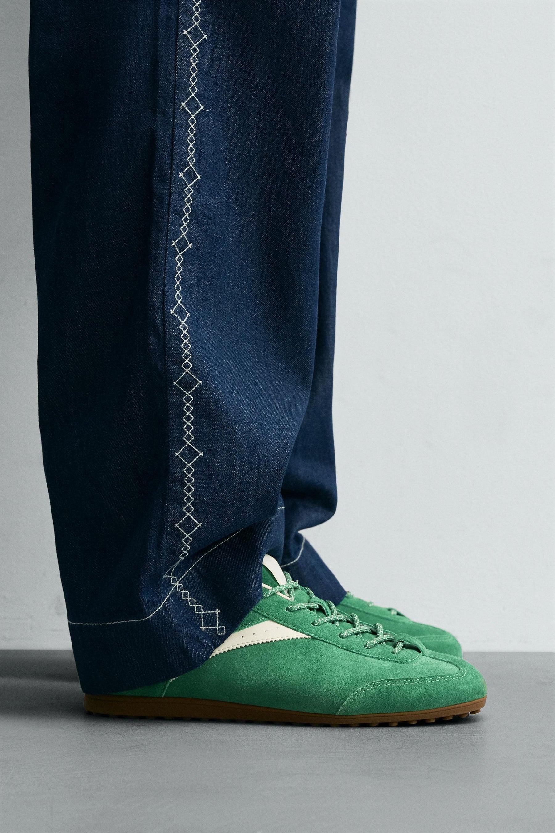 LEATHER TRAINERS - Image 1