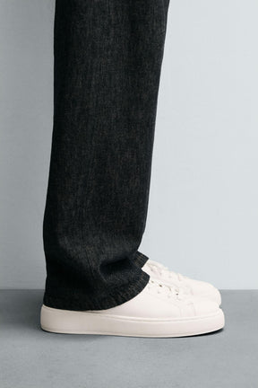 CHUNKY LEATHER TRAINERS - Image 1