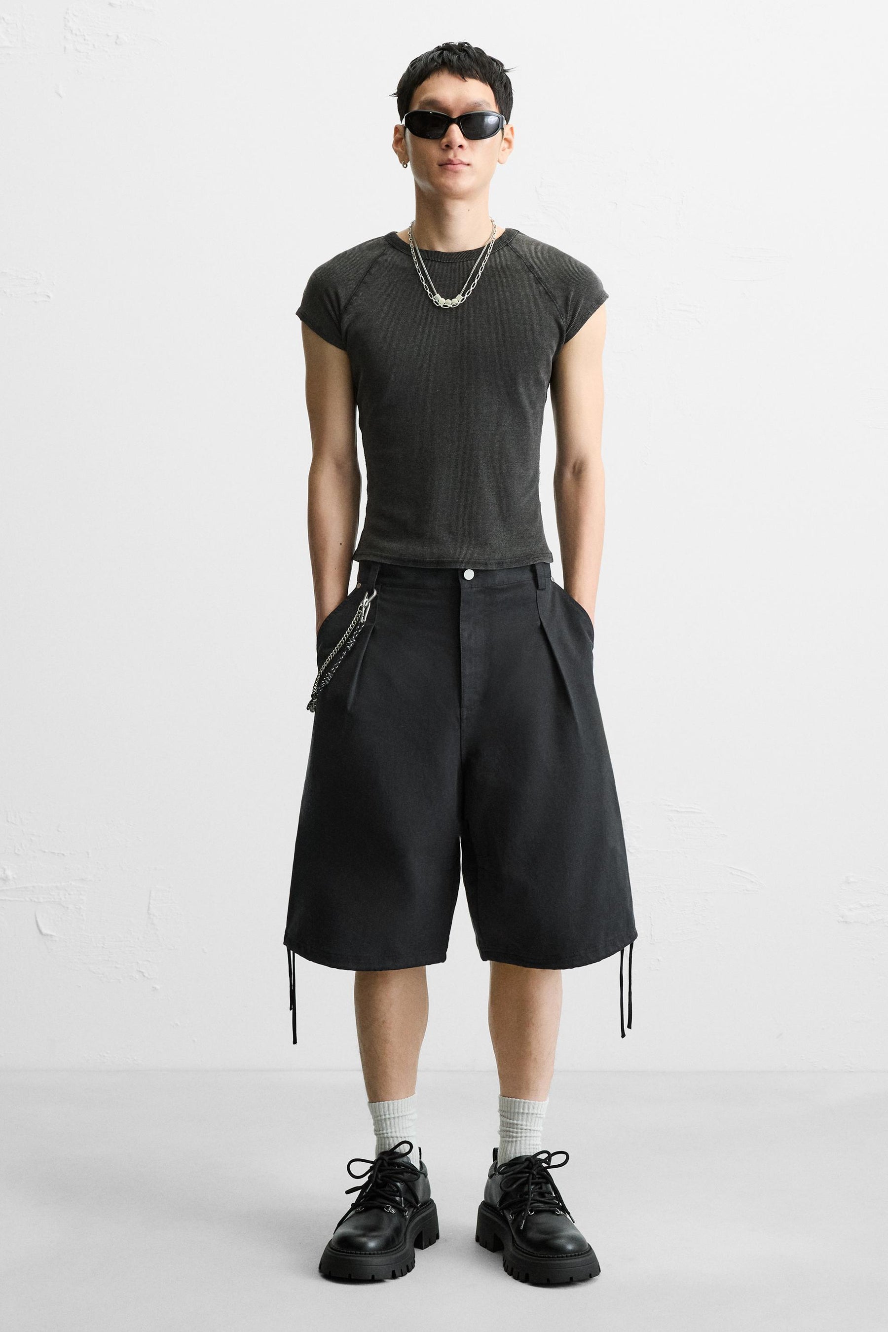 MULTI-EYELET CHUNKY SHOES - Image 1