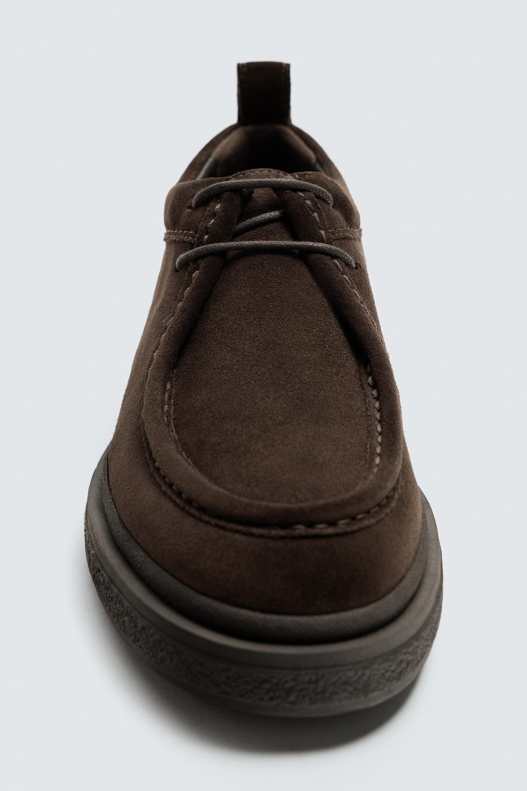 LEATHER MOC TOE SHOES - Image 6