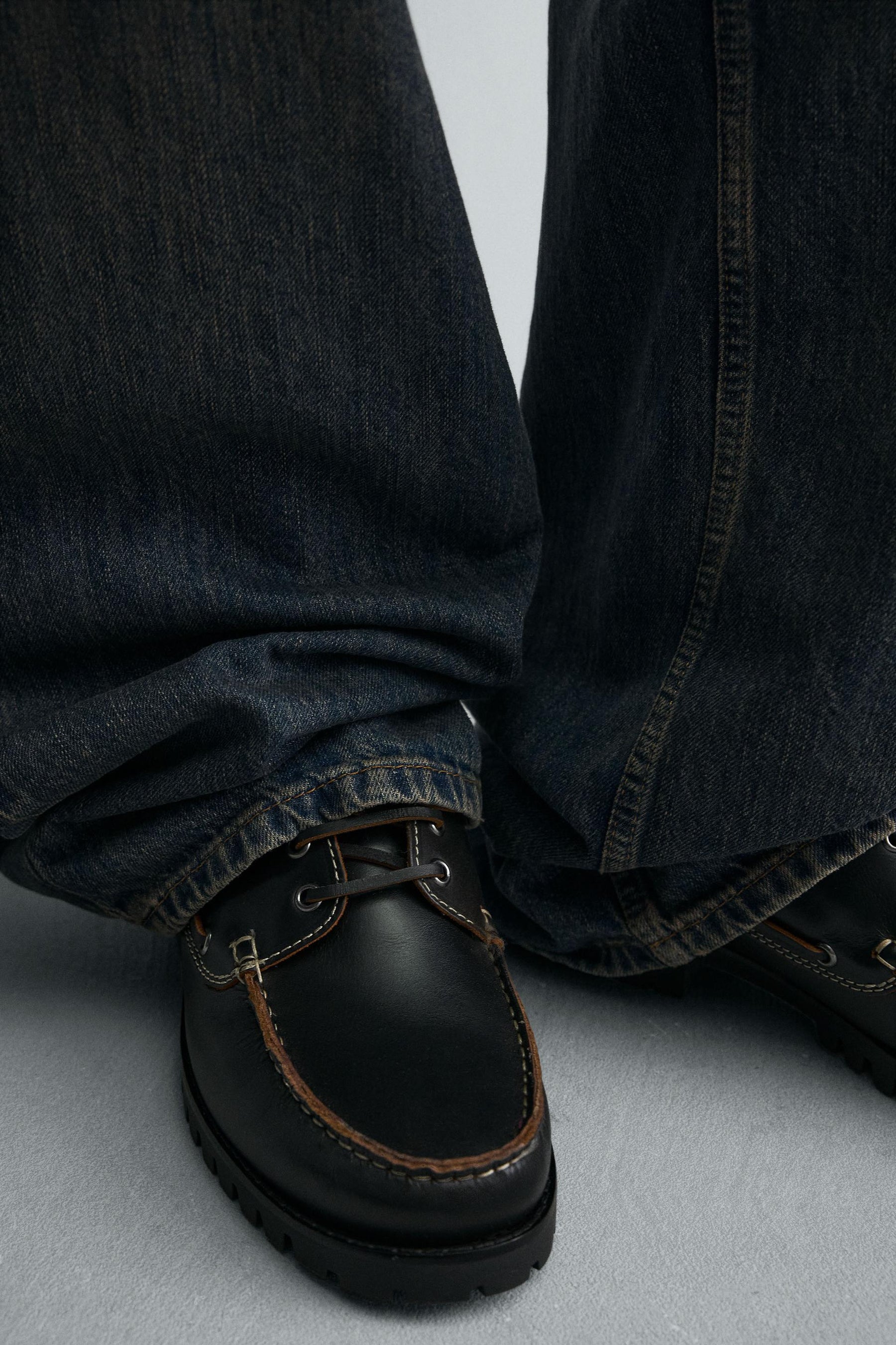 LEATHER DECK SHOES - Image 3