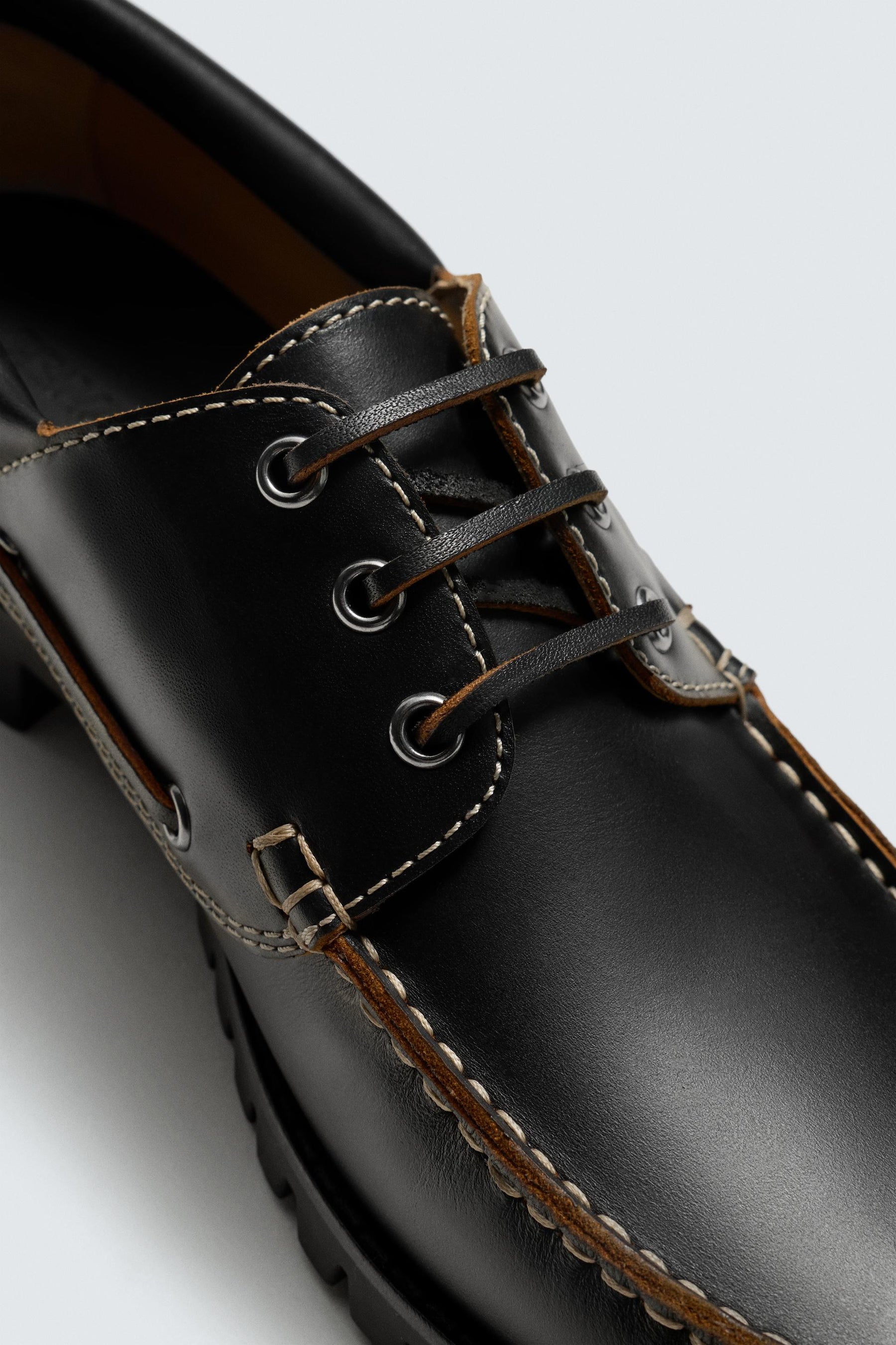 LEATHER DECK SHOES - Image 6