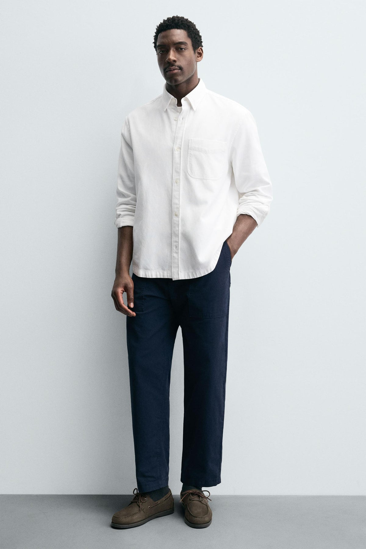 LEATHER DECK SHOES - Image 2