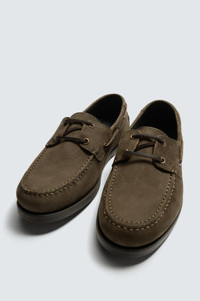 LEATHER DECK SHOES - Image 5