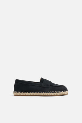 LEATHER MOCCASIN ESPADRILLES - Image 5