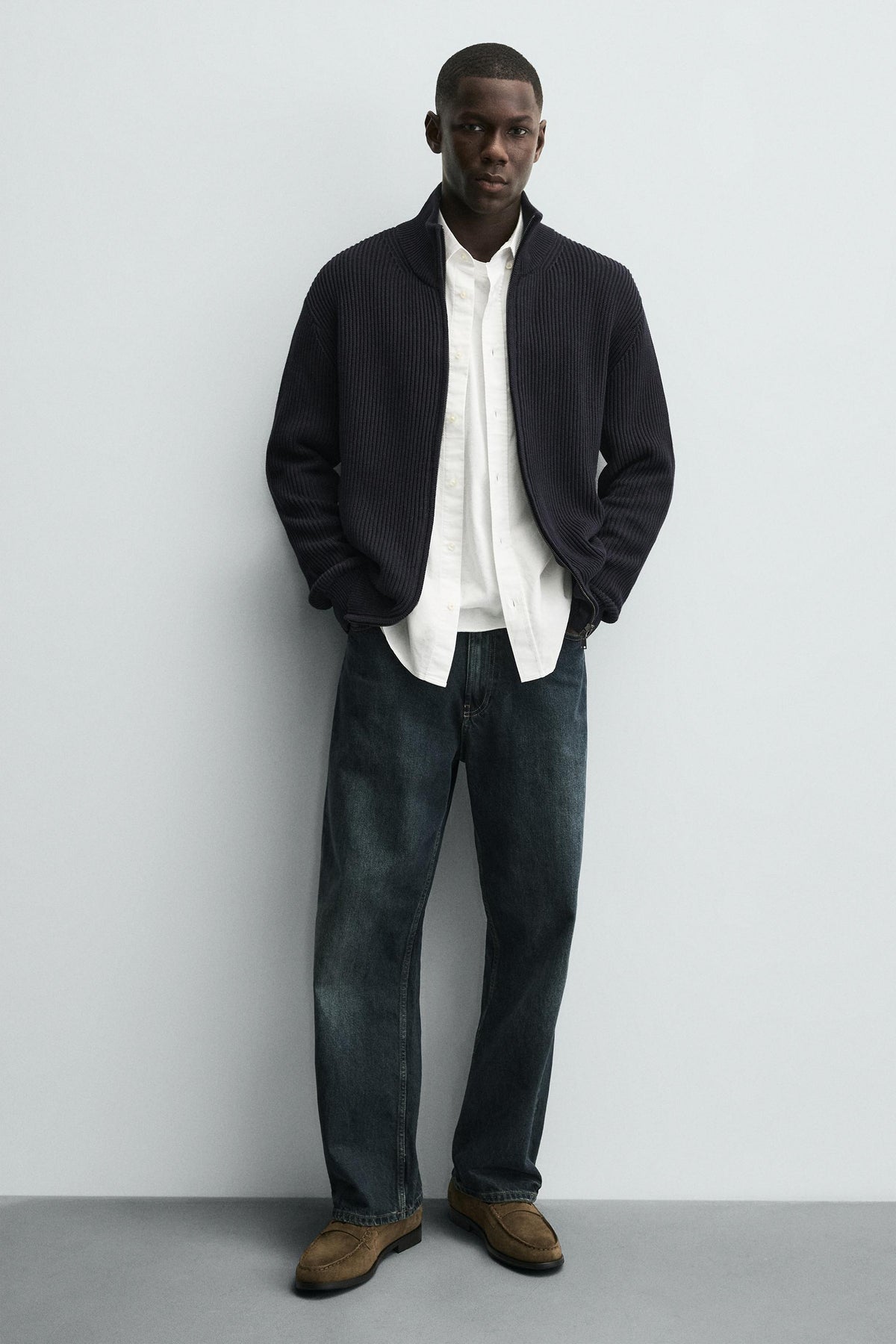 Penny-Loafer aus Leder