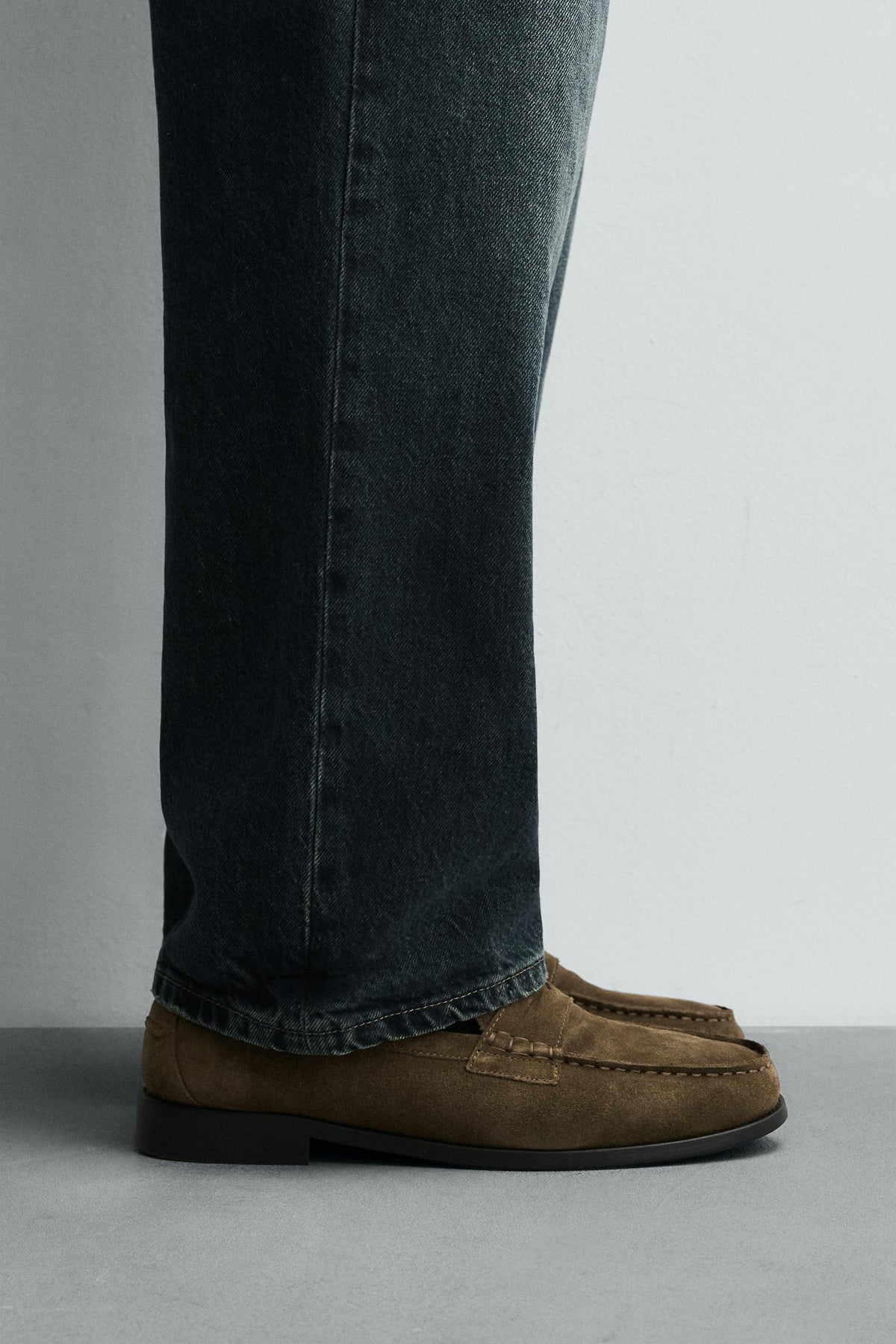 Penny-Loafer aus Leder