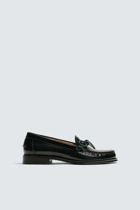 LEATHER BOW LOAFERS - Image 4