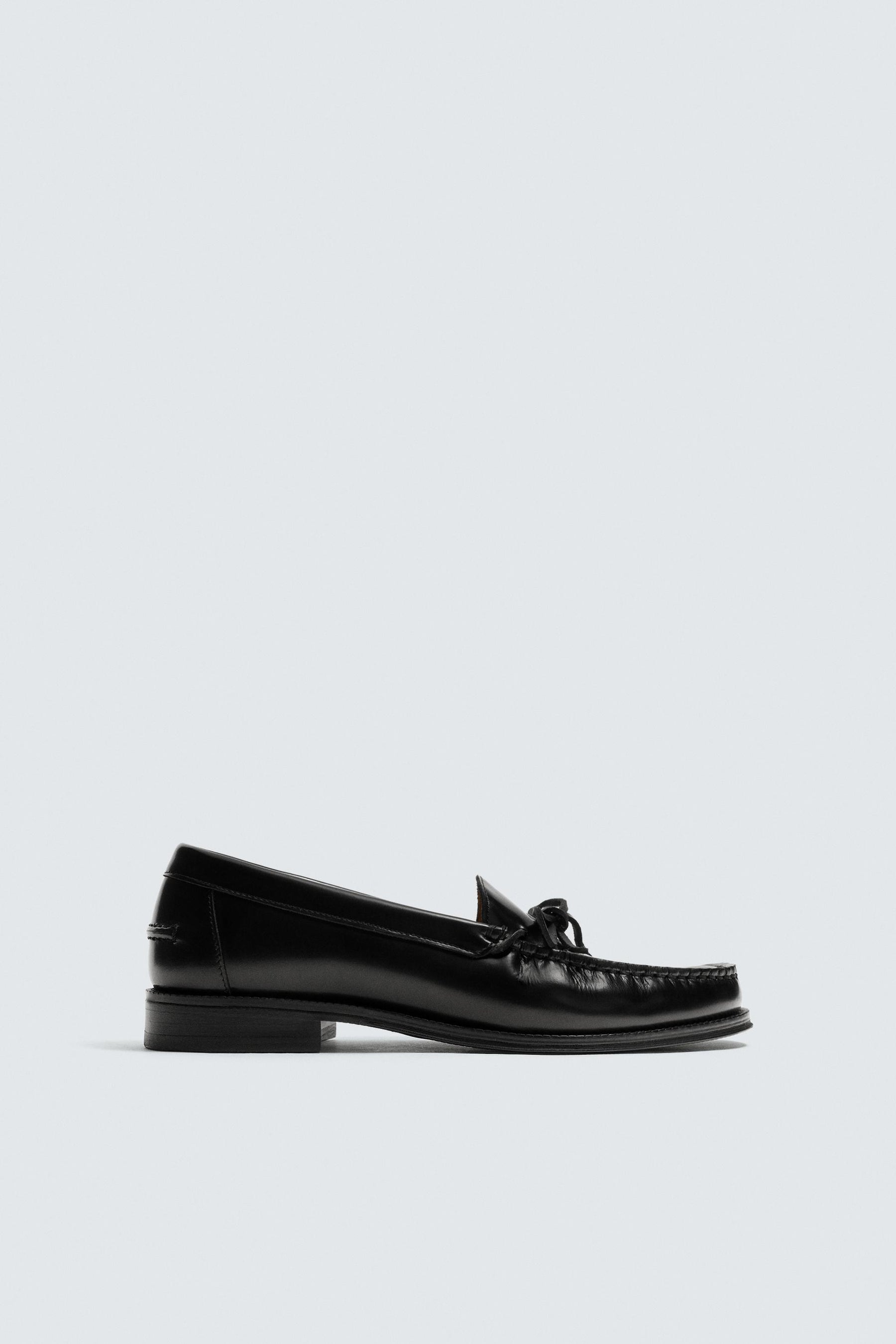LEATHER BOW LOAFERS - Image 4